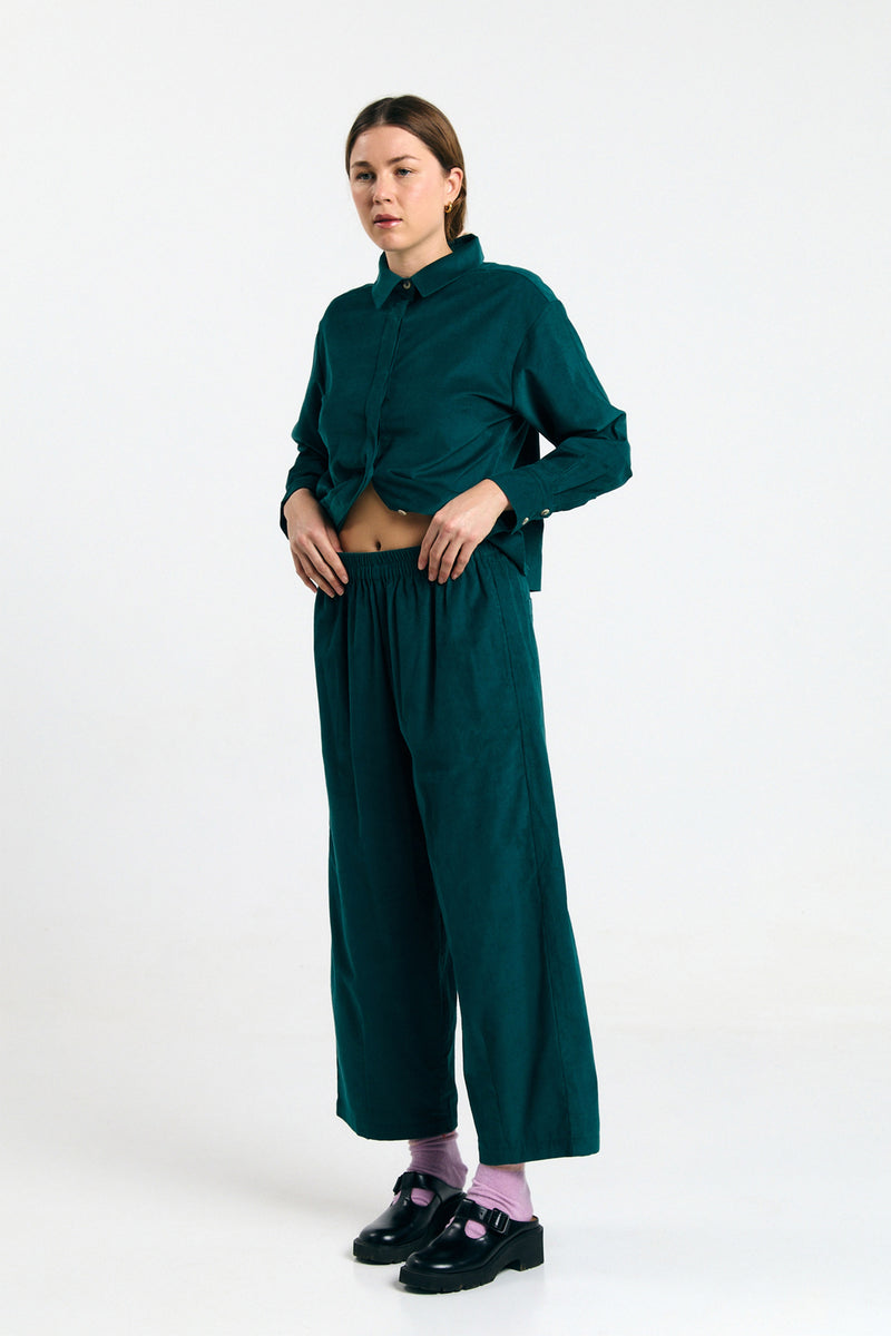 AVIS PANTS DEEP GREEN