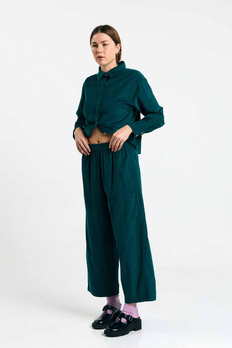 AVIS PANTS DEEP GREEN
