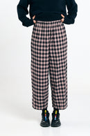 AVIS PANTS CHECK BLACK