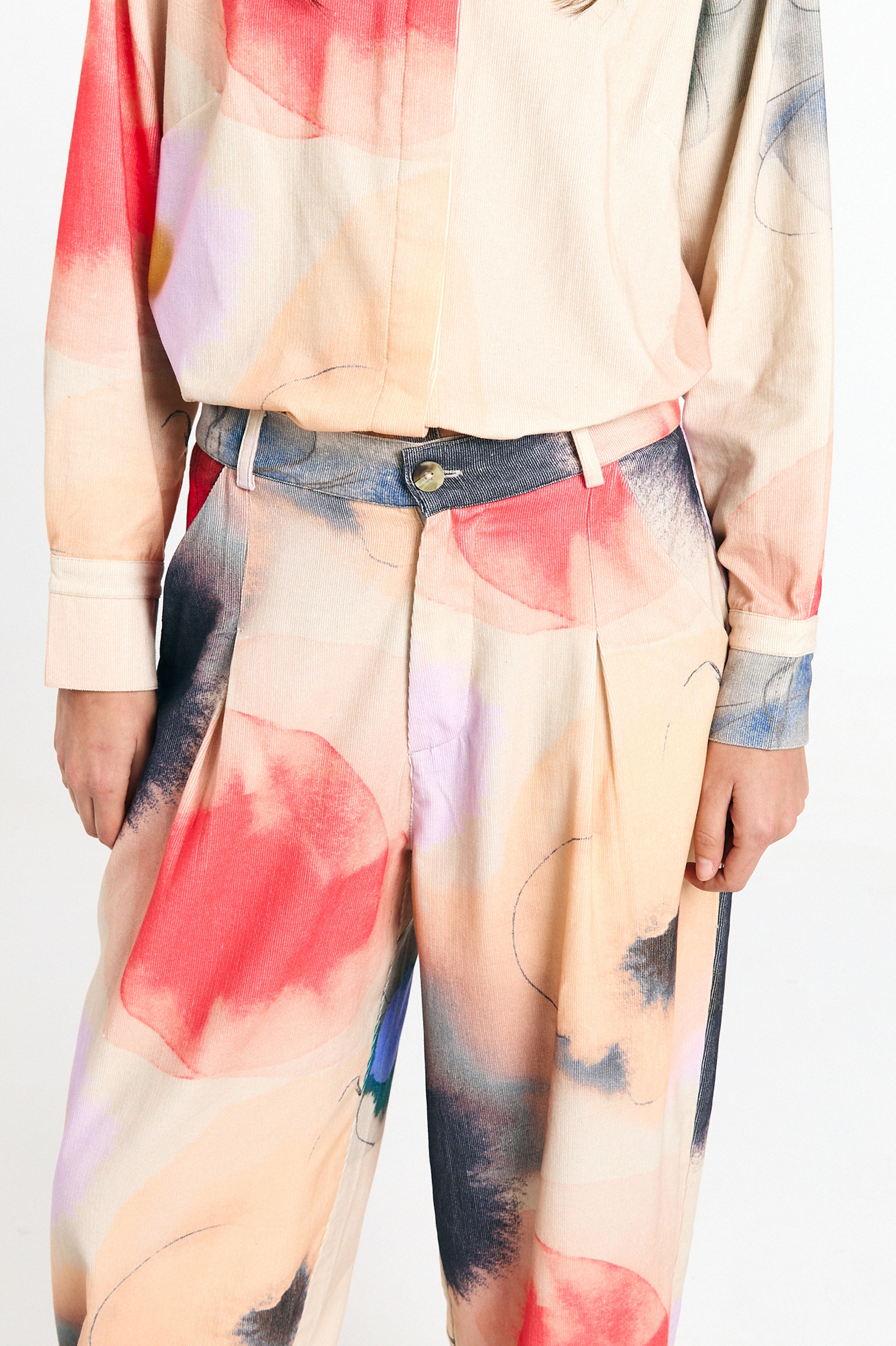 NINE PANTS PRINT GARDEN
