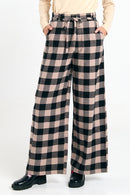SILVES PANTS CHECK BLACK