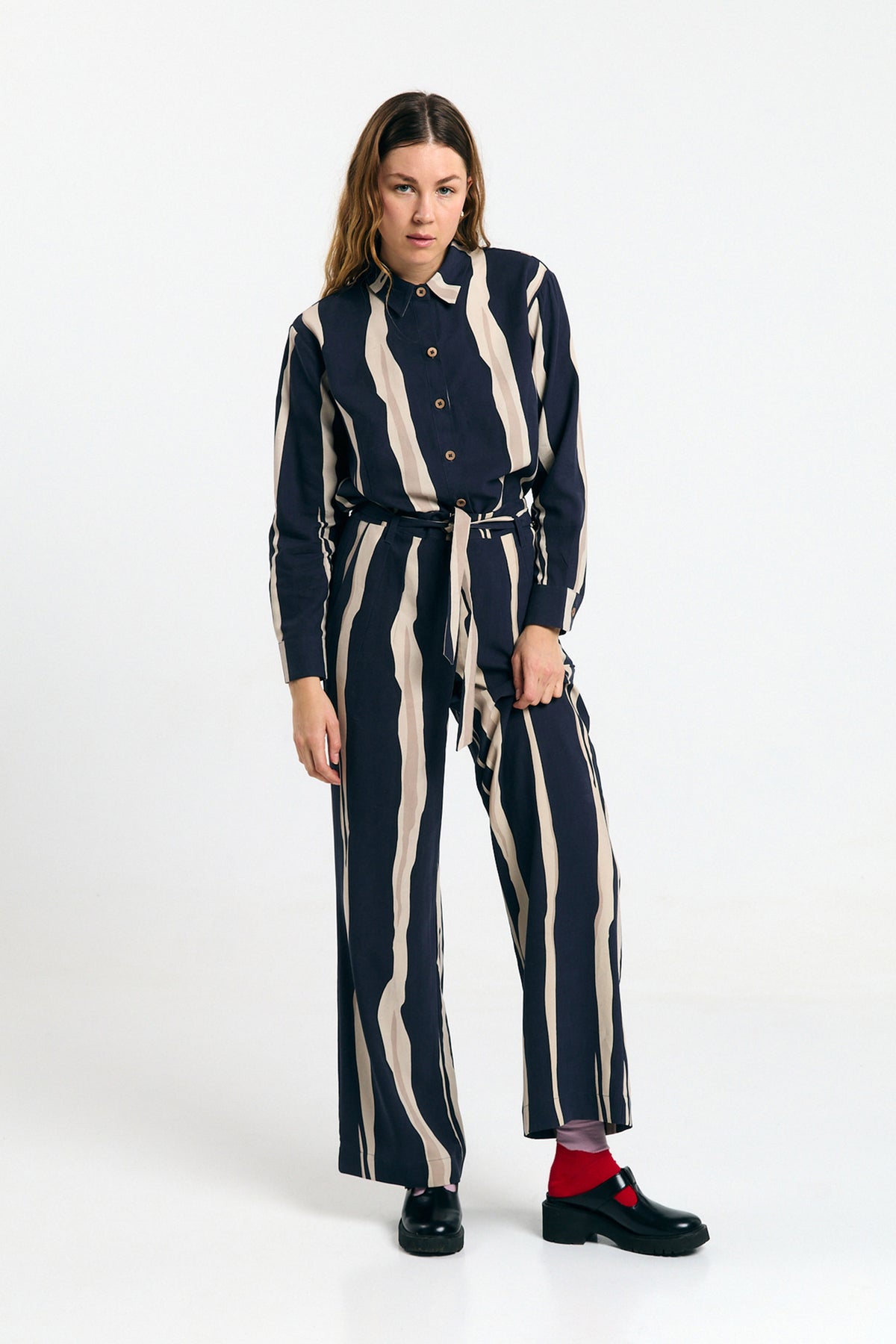 EO PANTS PRINT FLYSCH