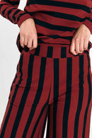 PALAU PANTS STRIPES BRICK