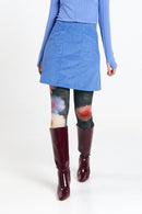 FARO SKIRT CORD MID BLUE