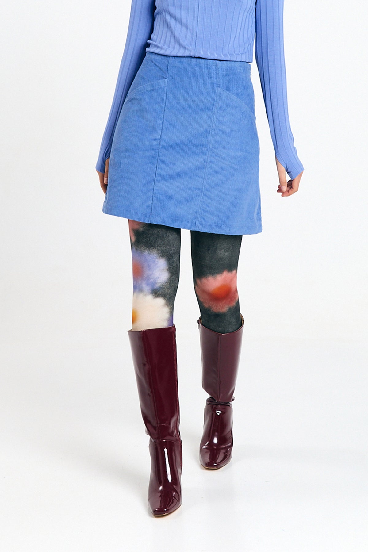 FARO SKIRT CORD MID BLUE