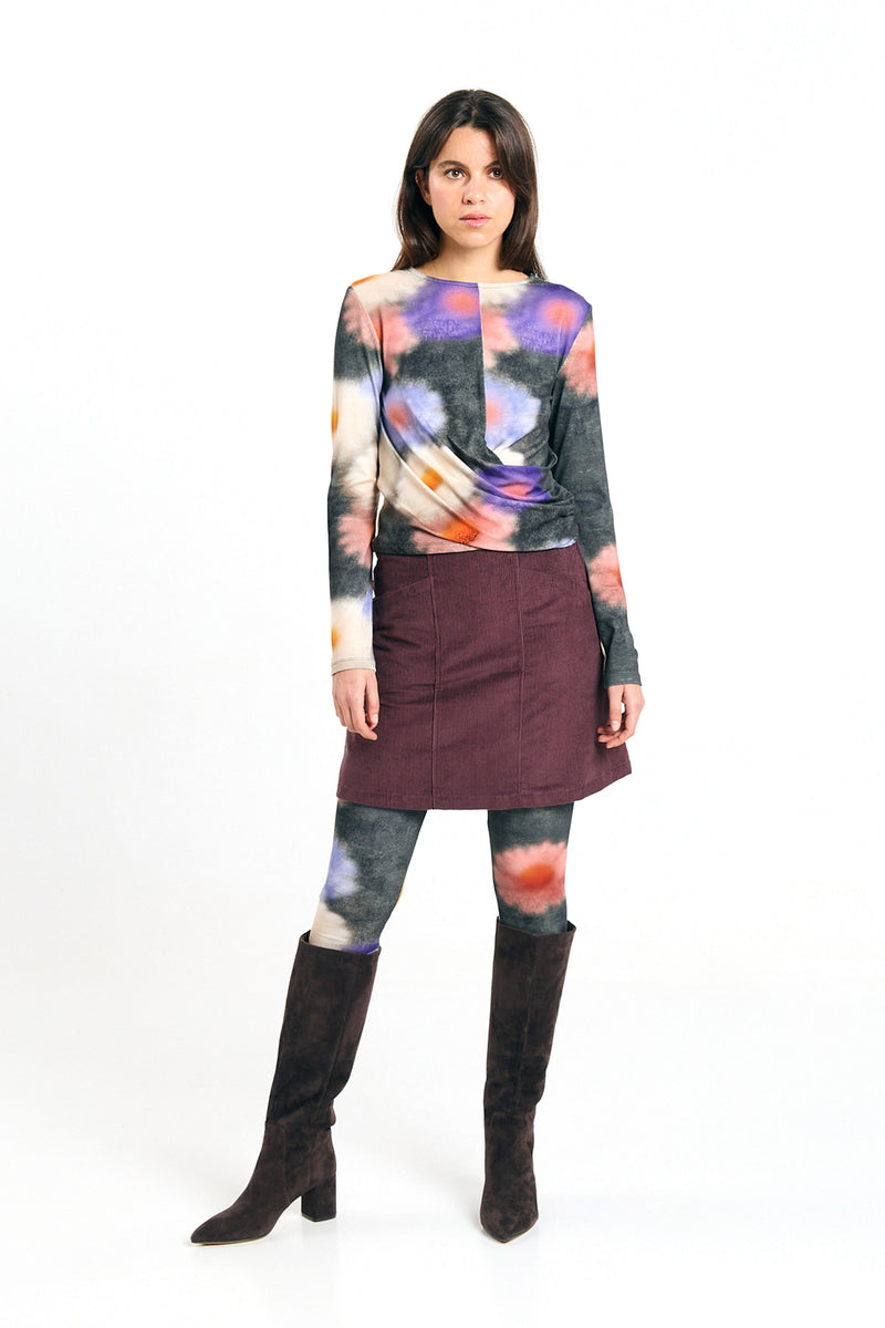 FARO SKIRT CORD BROWN