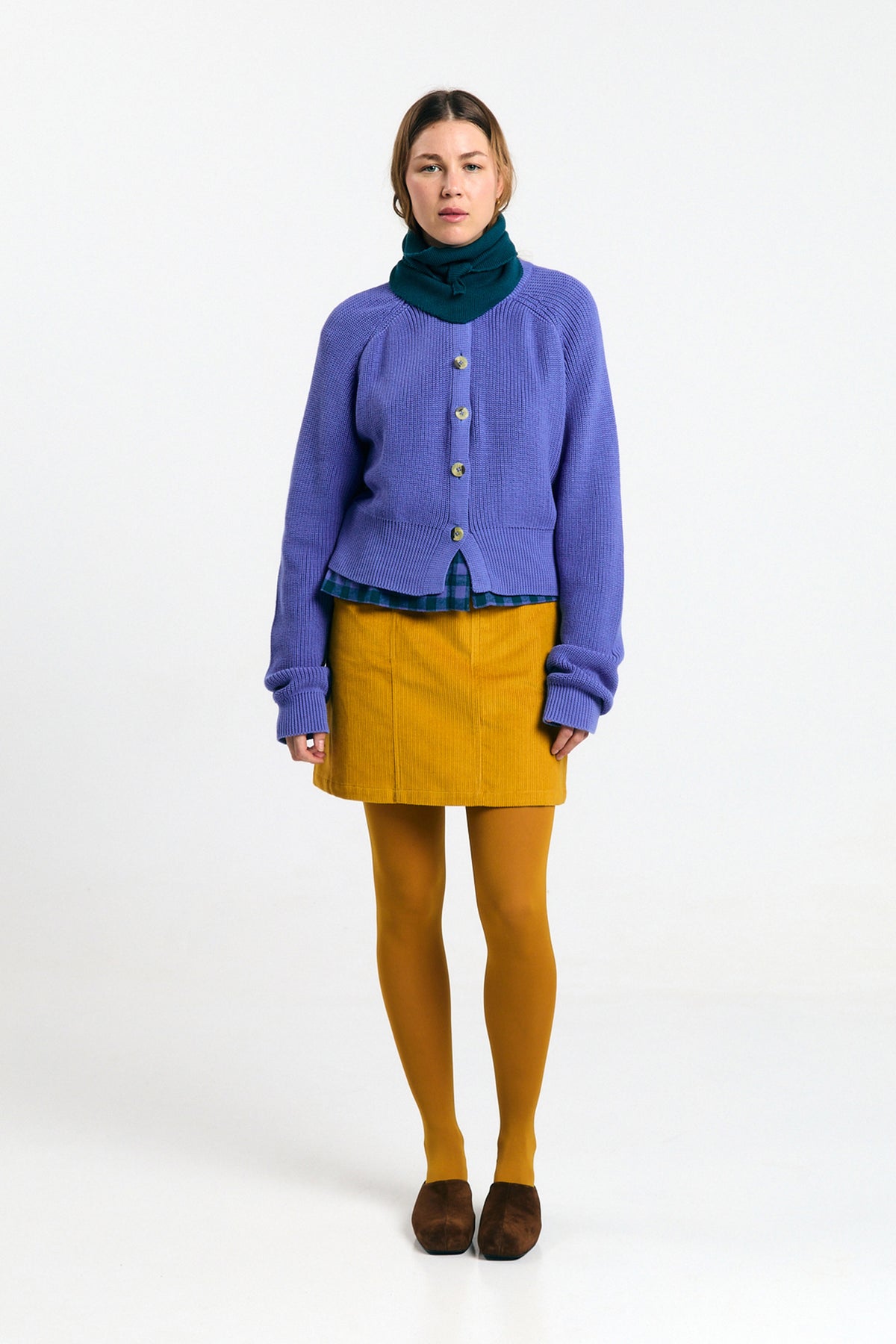 FARO SKIRT CORD MUSTARD
