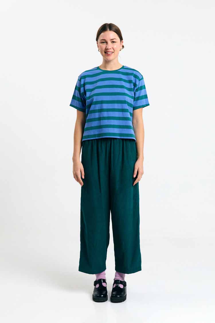 ISQUIA TOP STRIPES GREEN