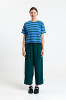 ISQUIA TOP STRIPES GREEN