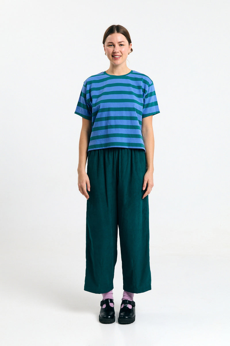 ISQUIA TOP STRIPES GREEN