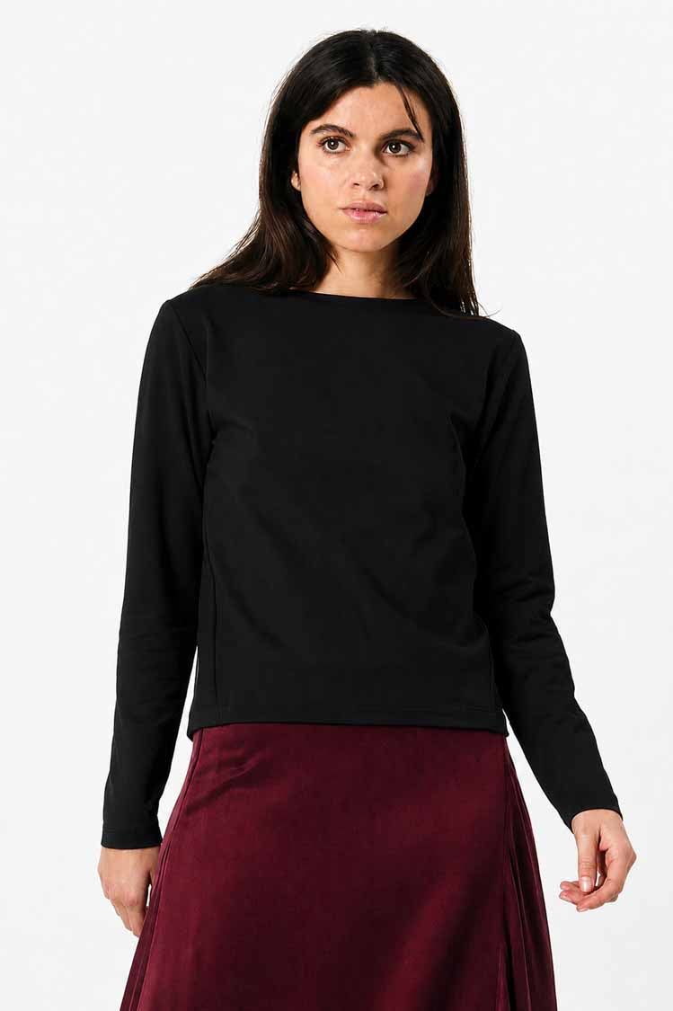 MAIA TOP BLACK