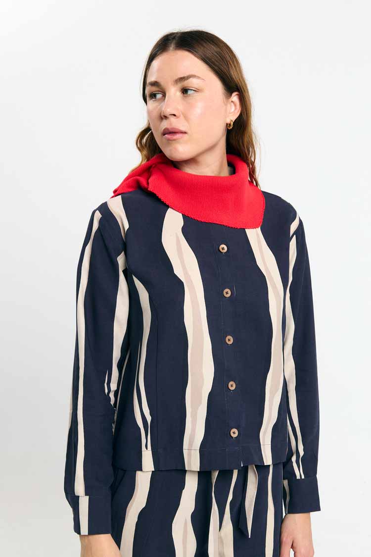 ALMA SCARF RED