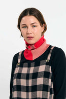 ALMA SCARF BICOLOR RED