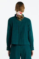 VILA SHIRT DEEP GREEN