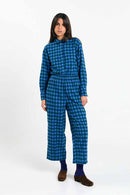 VILA SHIRT CHECK BLUE