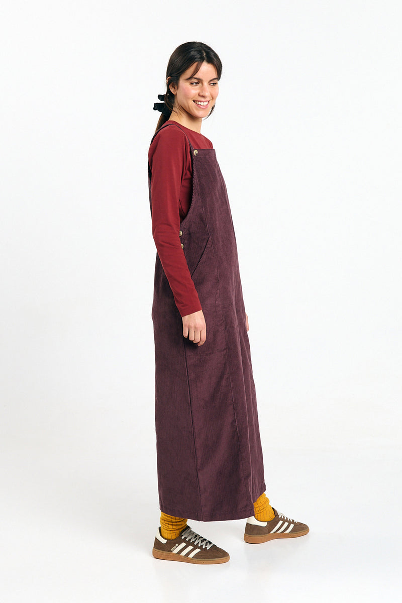 MIRA JUMPSUIT CORD BROWN