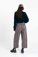 AVIS PANTS CHECK BLACK