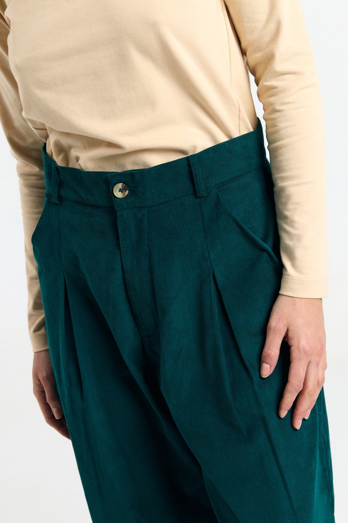 NINE PANTS DEEP GREEN