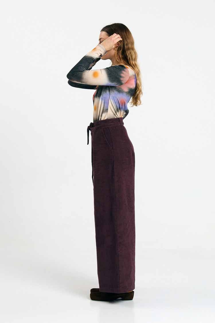 SILVES PANTS CORD BROWN