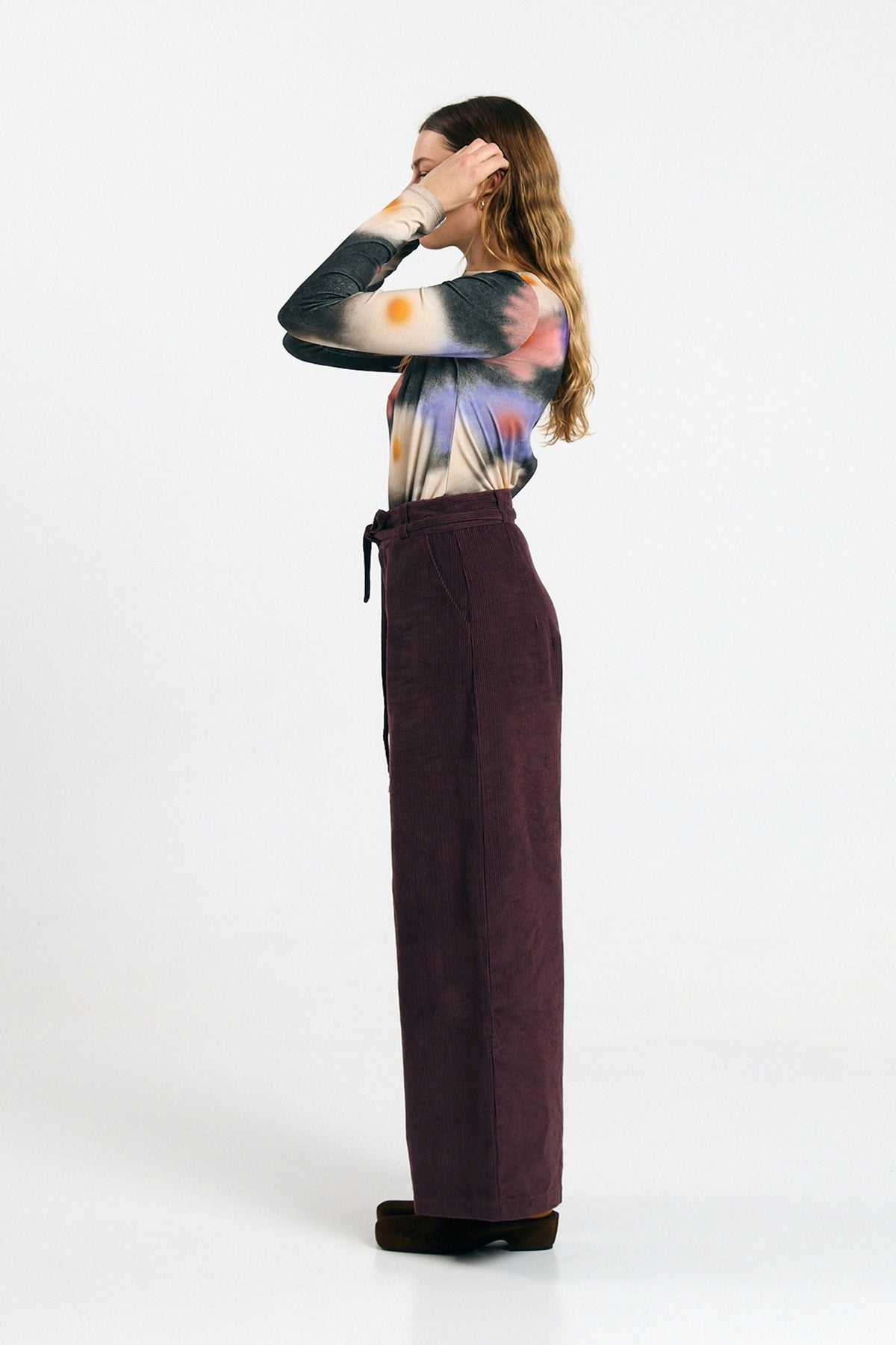 SILVES PANTS CORD BROWN