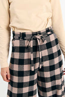 SILVES PANTS CHECK BLACK