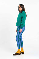 ULMO LEGGINGS STRIPES GREEN
