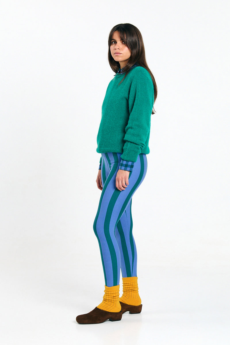 ULMO LEGGINGS STRIPES GREEN