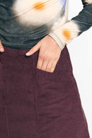 FARO SKIRT CORD BROWN