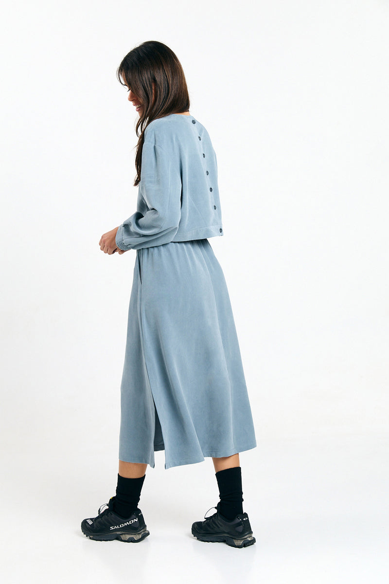 FERRO SKIRT BLUE GRAY