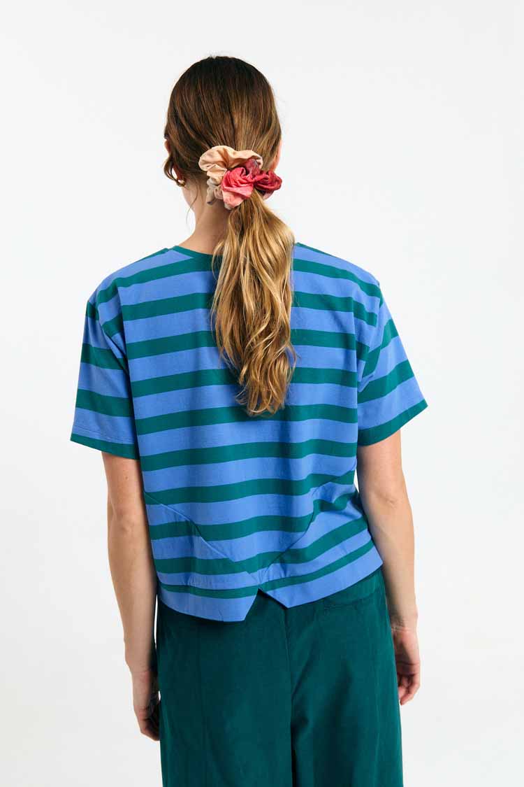 ISQUIA TOP STRIPES GREEN