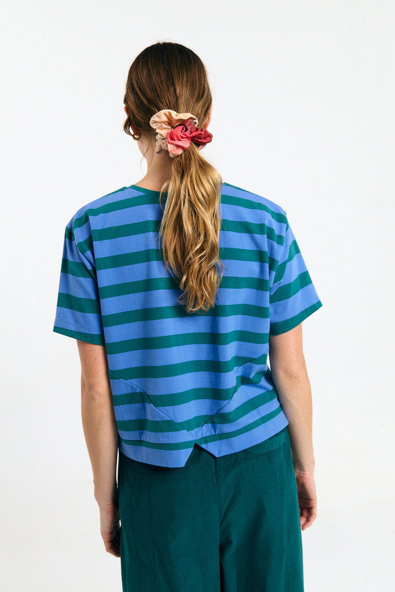 ISQUIA TOP STRIPES GREEN