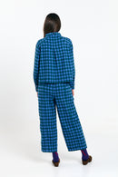 VILA SHIRT CHECK BLUE