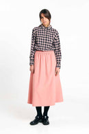 VILA SHIRT CHECK BLACK
