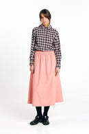 VILA SHIRT CHECK BLACK