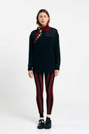 SAMARRA SHIRT SCHIFFON BLACK