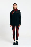 SAMARRA SHIRT SCHIFFON BLACK
