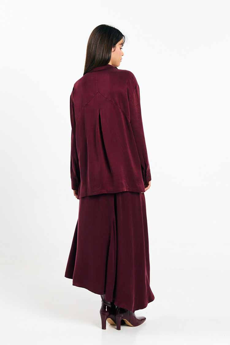 LOUSA SHIRT BURGUNDY
