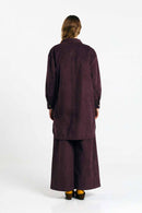 SEIA OVERSHIRT CORD BROWN