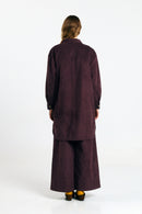 SEIA OVERSHIRT CORD BROWN
