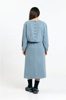 SINTRA BLOUSE BLUE GRAY