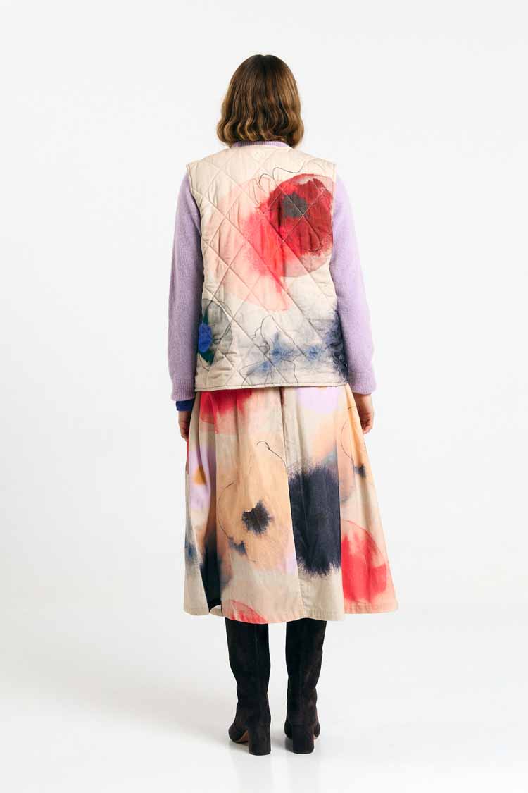 MEDA VEST PRINT GARDEN