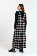 MIRA JUMPSUIT CHECK BLACK