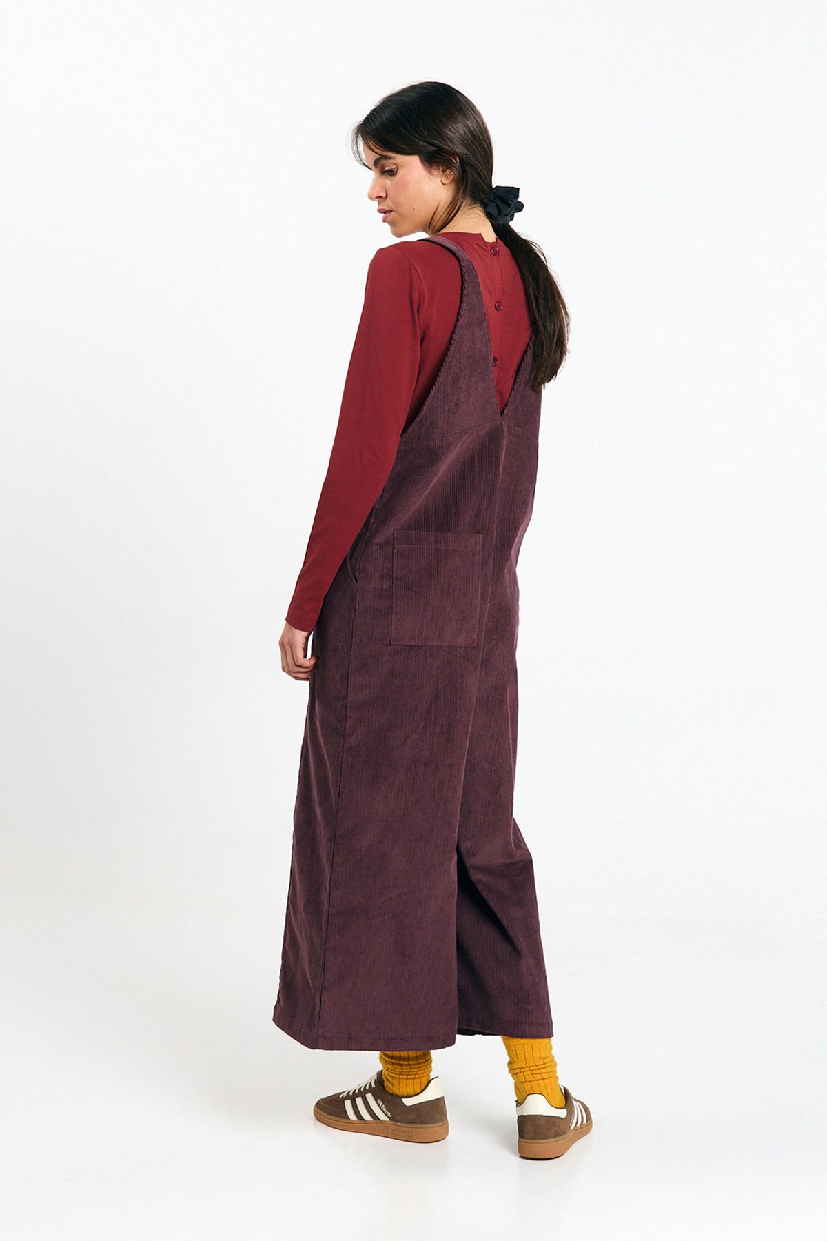 MIRA JUMPSUIT CORD BROWN