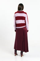 BABOL JUMPER STRIPES BRICK