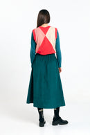 RELVAS VEST ARGYLE RED