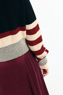 NELAS JUMPER STRIPES BLACK