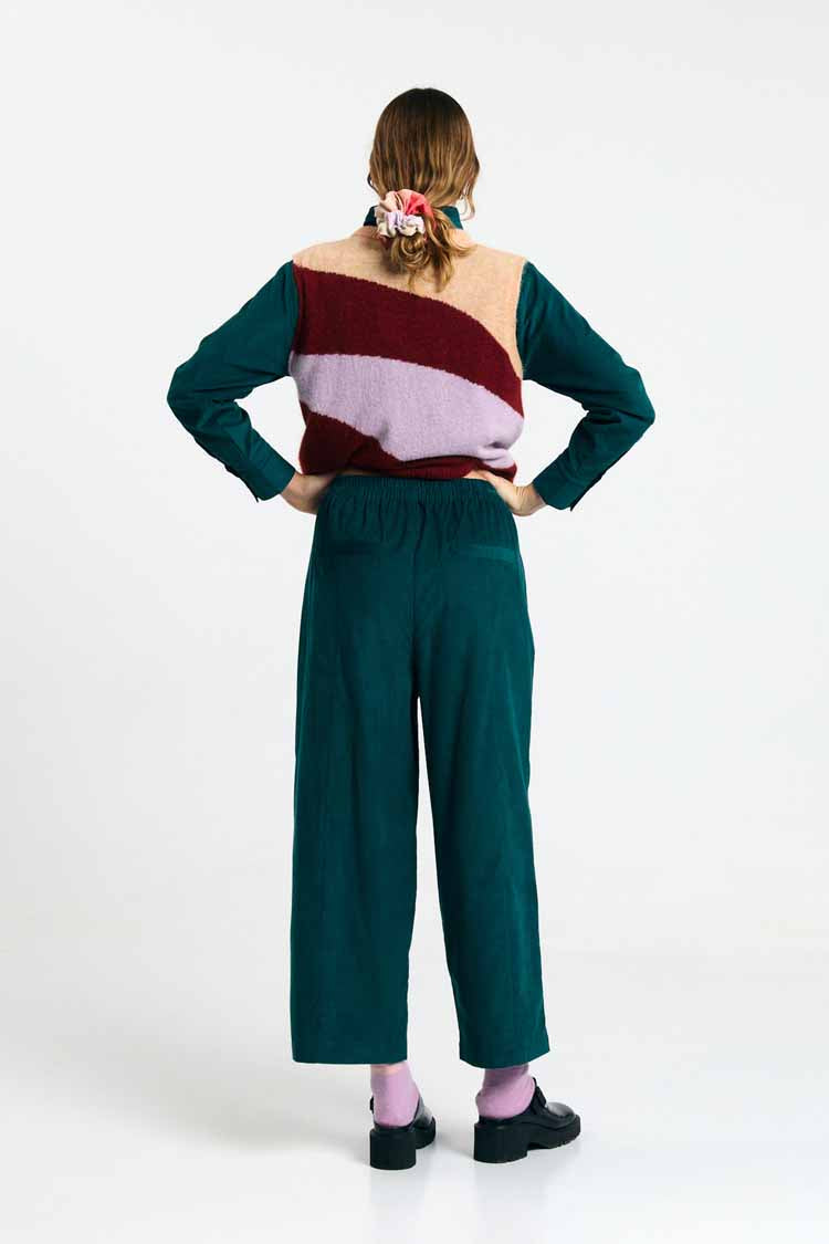 AVIS PANTS DEEP GREEN