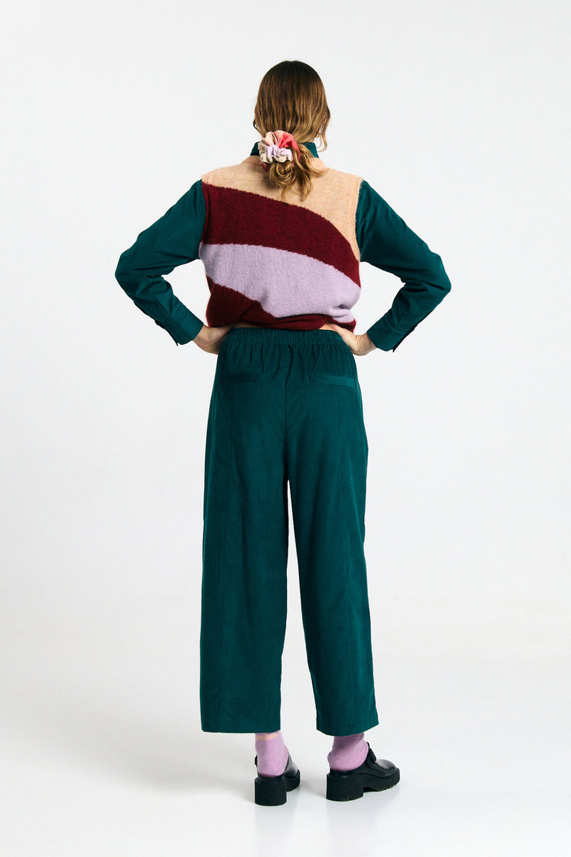 AVIS PANTS DEEP GREEN