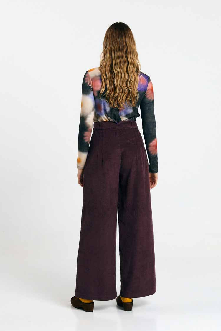 SILVES PANTS CORD BROWN
