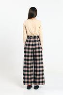 SILVES PANTS CHECK BLACK